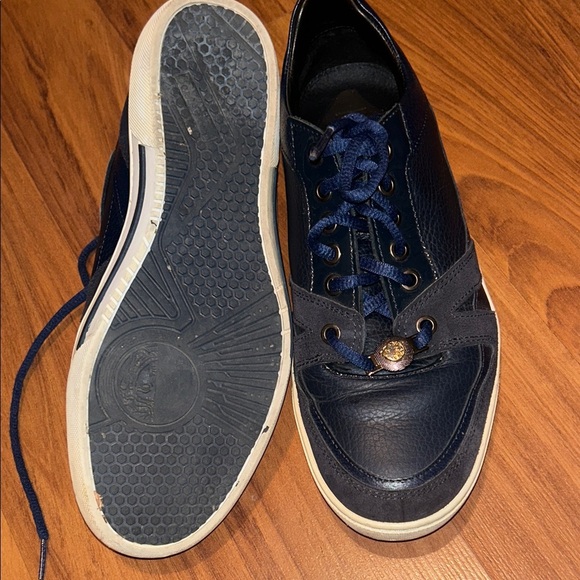 Versace Collection Men's Dark Blue Sneakers - Picture 5 of 7